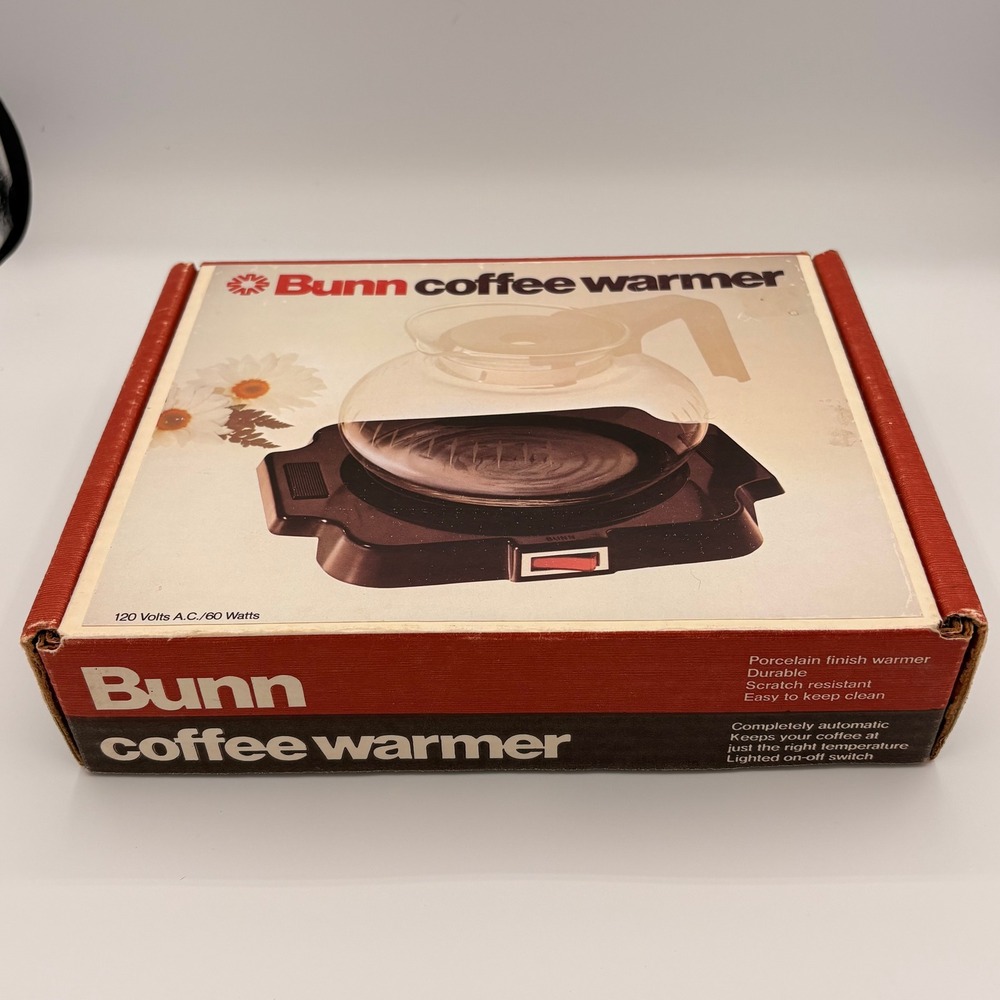 Bunn Coffee Warmer Unisex OS Black Like New Vintage Model BCW Porcelain Finish